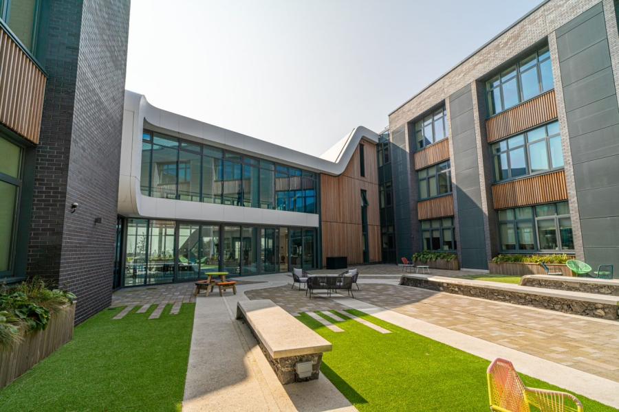 The courtyard at M-SParc