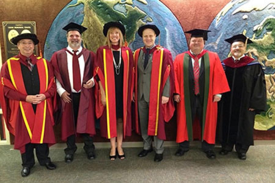 Centre for Pentecostal and Charismatic Studies Staff in gowns
