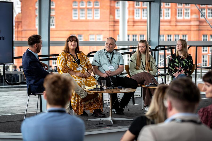 Panel discussion taking place