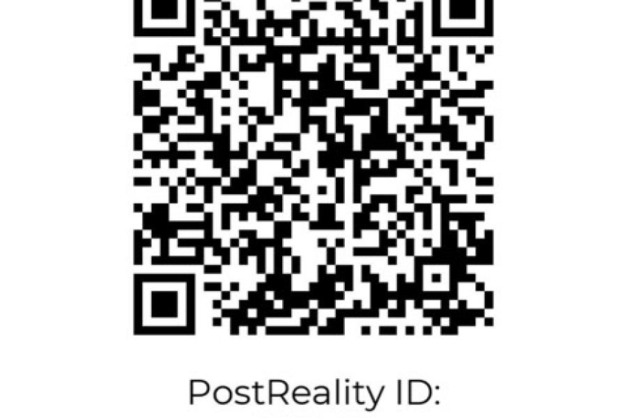 post reality ID : qr code