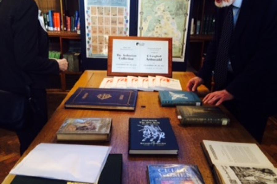 Books from Flintshire collection on display