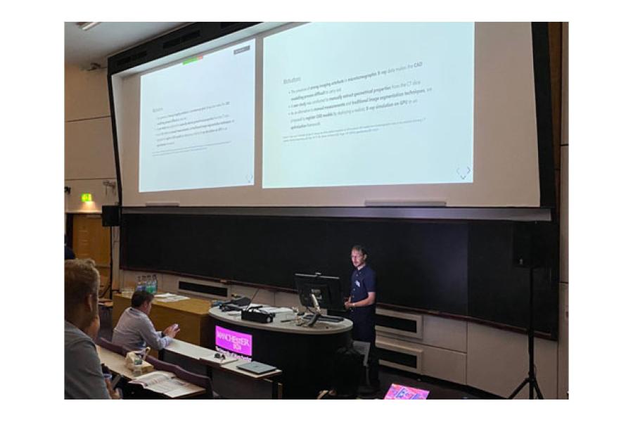 The poster presentation of Iwan and Franck - x-ray simulations for scan planning and training