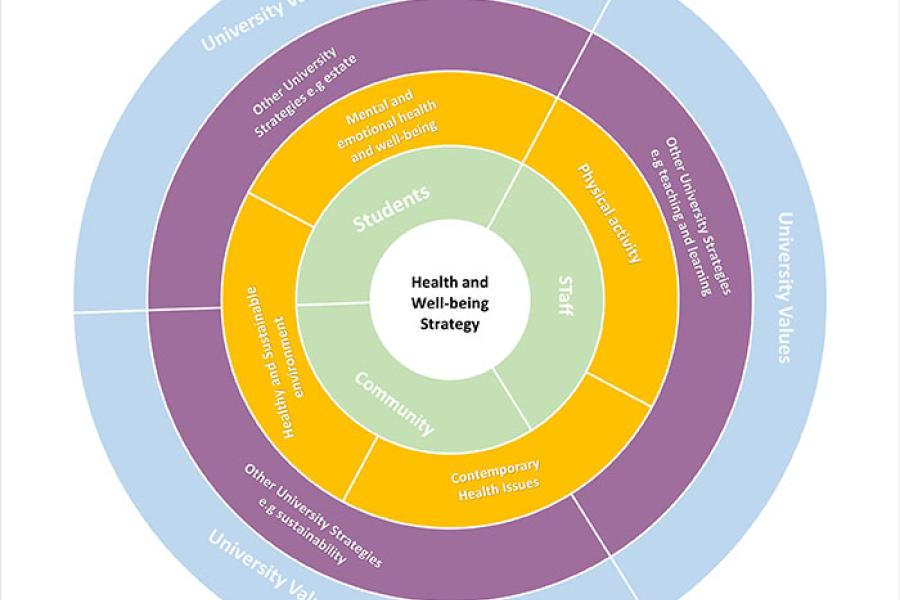 a diagram of the Health and Wellbeing Strategy 