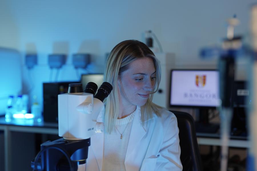 Woman in lab