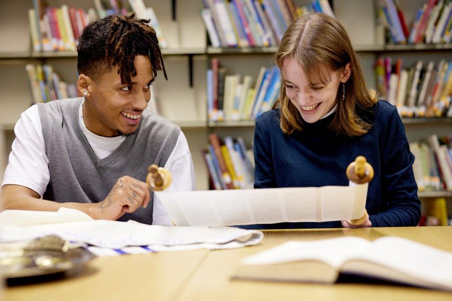 Students in the Religious Education Centre at Bangor University