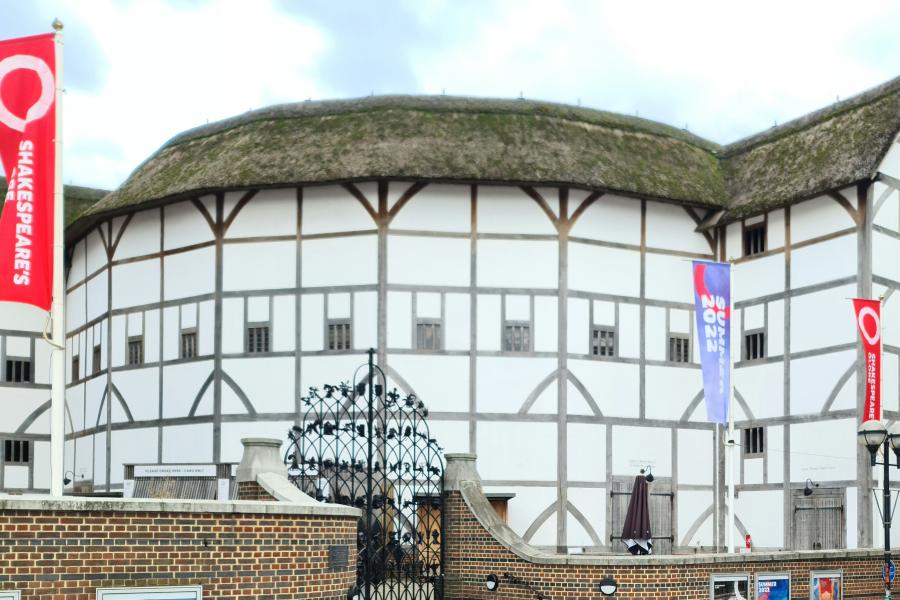 an image of the reconstructed Globe Theatre