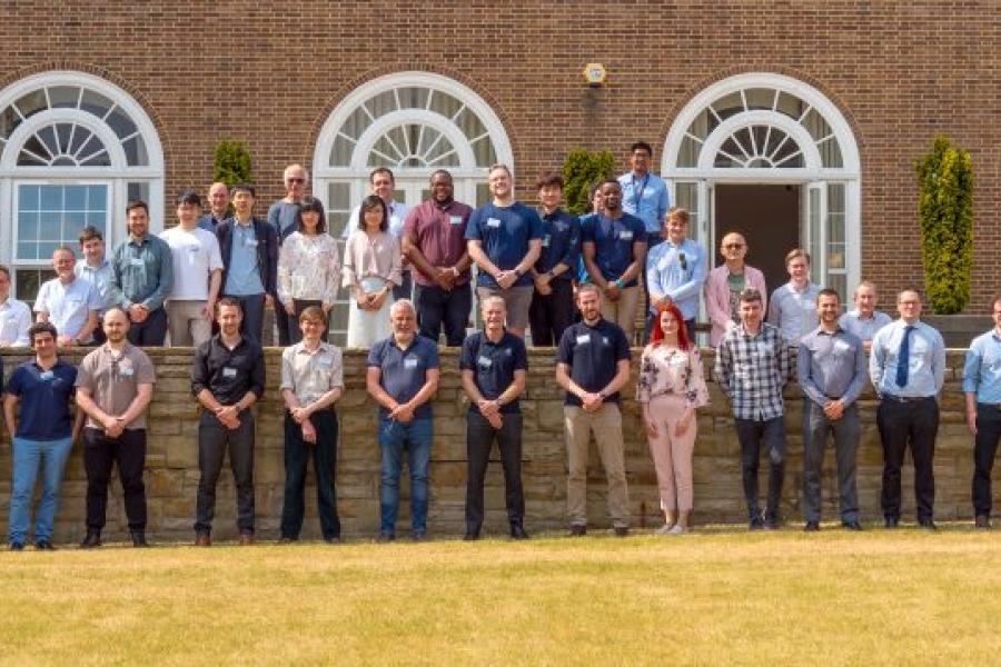 The delegates who attended this annual technical meeting outside Neuadd Reichel. (15.06.2023)