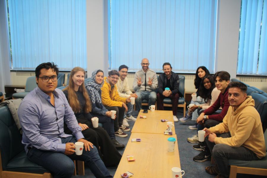 group of students smiling