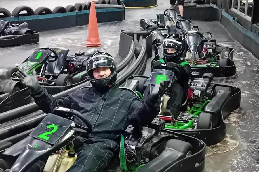 School goes karting