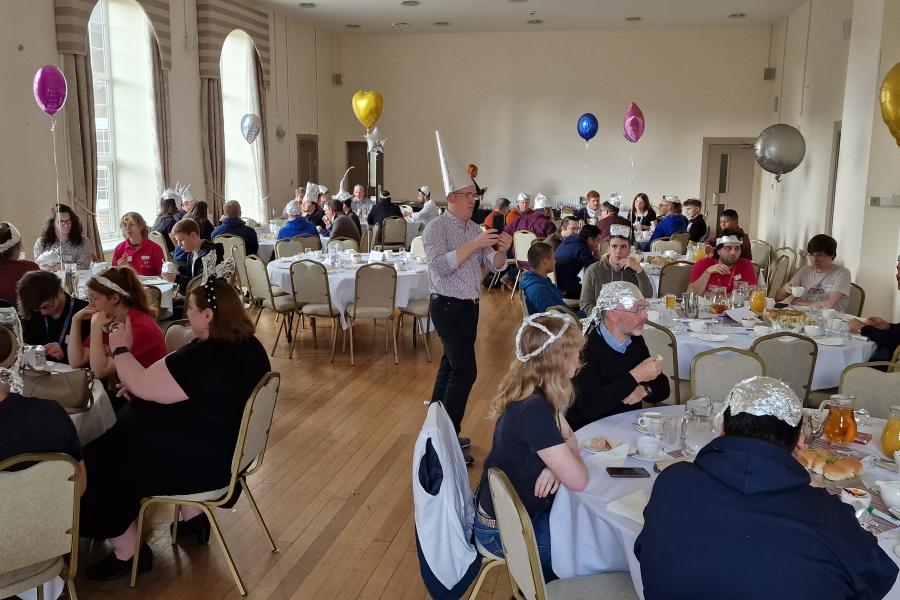 The school freshers tea party