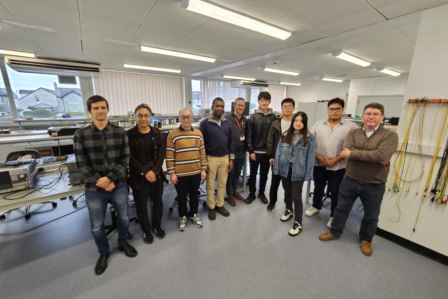 Group of students and staff at DSP Centre