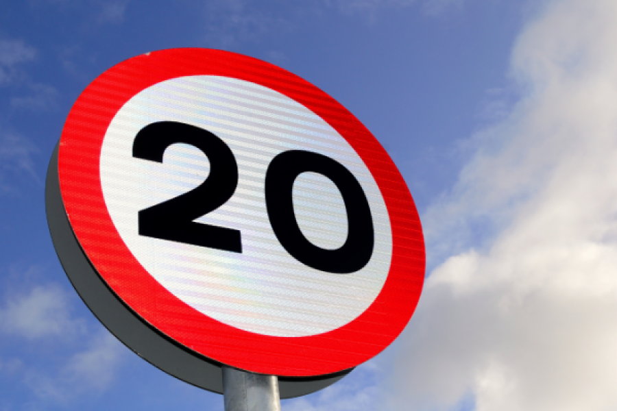 Image of 20mph sign