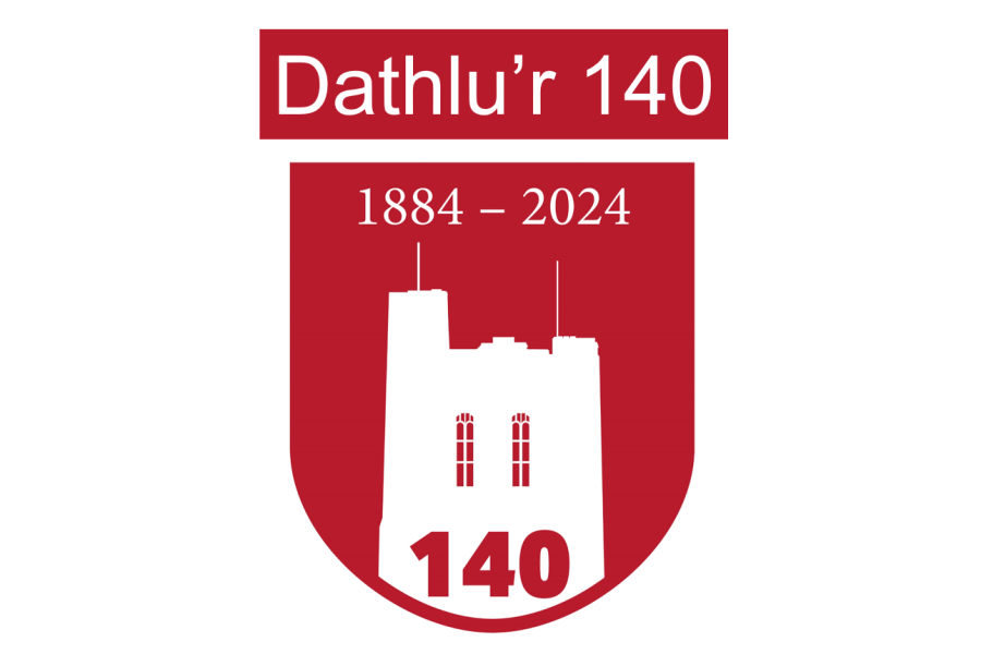 140th anniversary of Bangor University logo