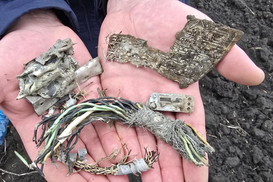Shrapnel in Ukraine