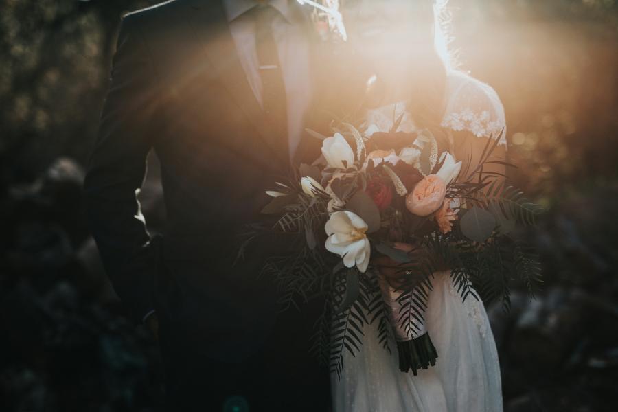 shot of married couple