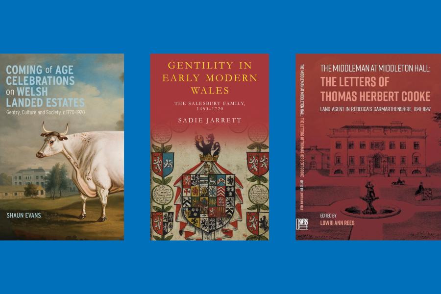 The covers of three books