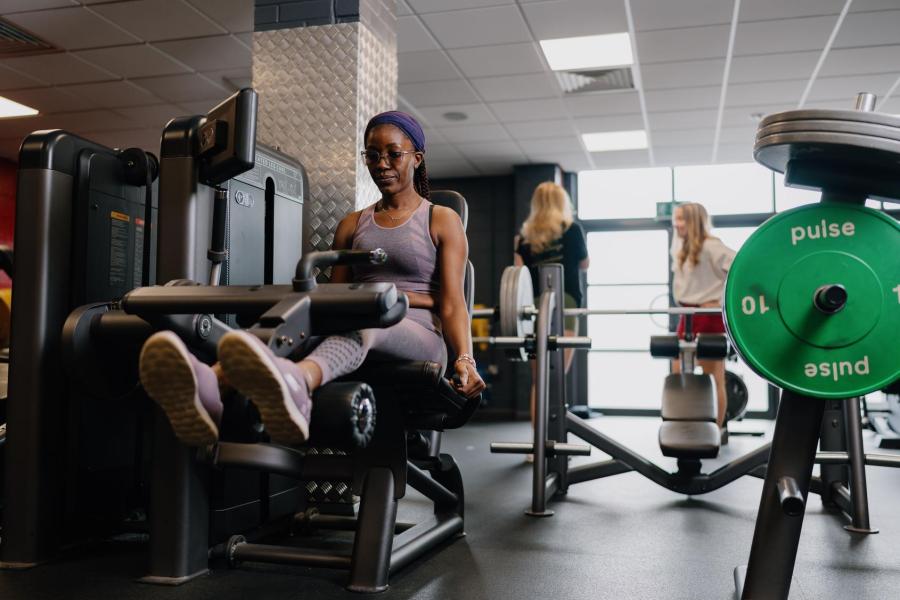People using the facilities at Canolfan Brailsford gym