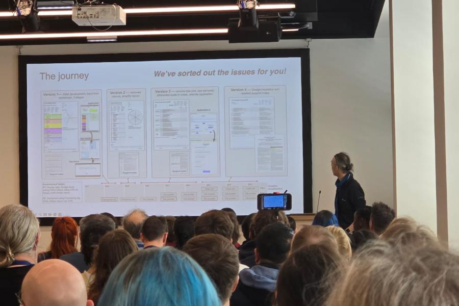 Jonathan C Roberts presenting his IEEE TVCG journal paper