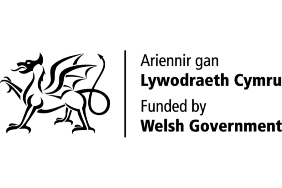 Funded by Welsh Government logo