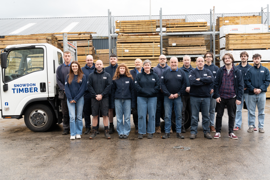 Snowdon timber staff