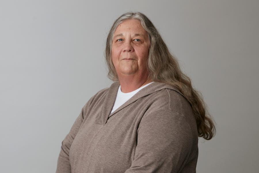 Professor Shelagh Malham looking at the camera