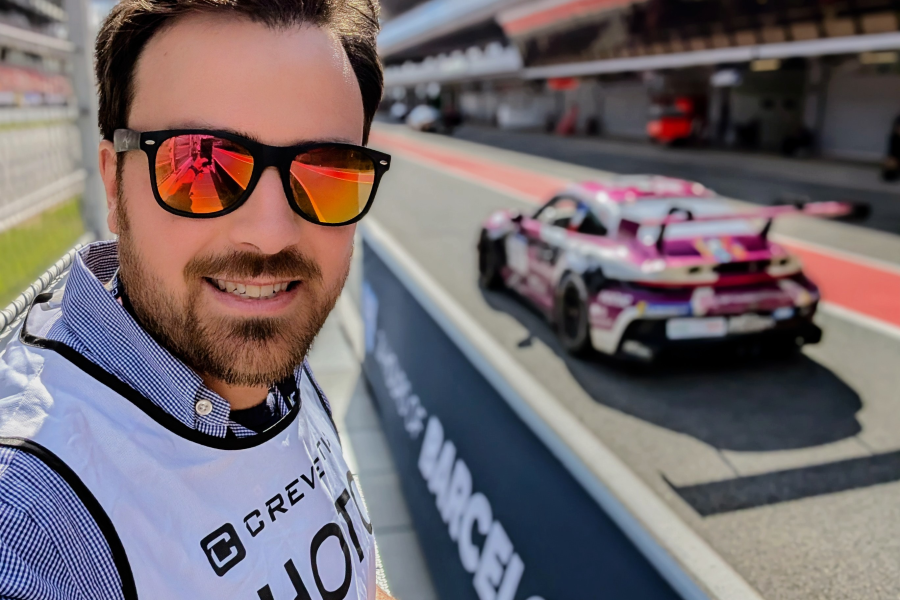 Greg Childs founder of photography business Trackside Focus