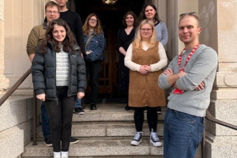 student trip to Wales broadcast archive