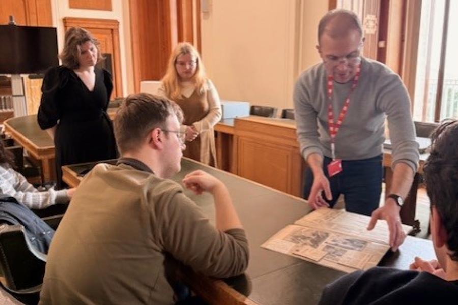 student trip to Wales broadcast archive