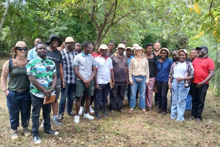 A group on the Uganda Study Tour in 2025