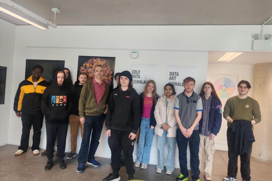 Some of the students on the 2026 Creative Visualisation module
