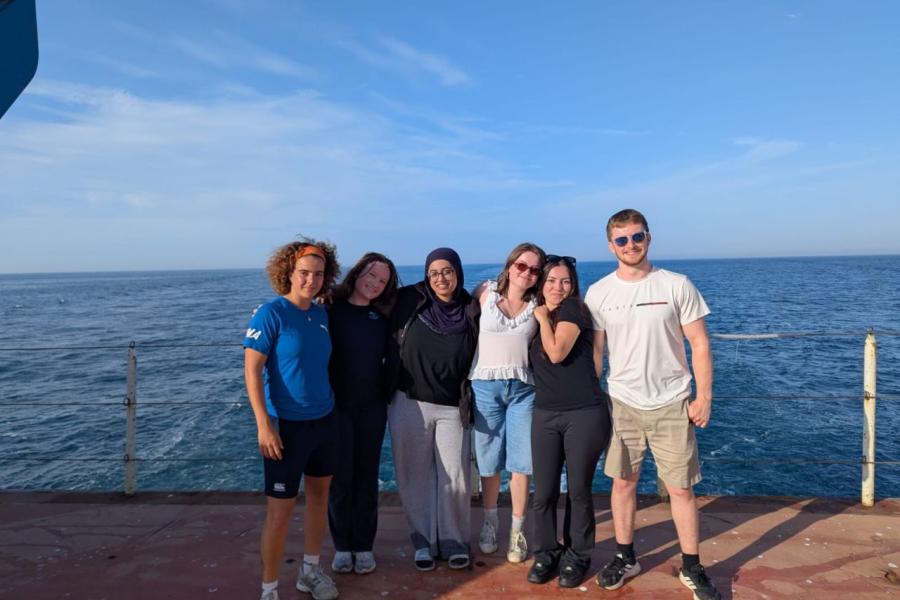 SOS student cruise thanks to Cronfa Bangor