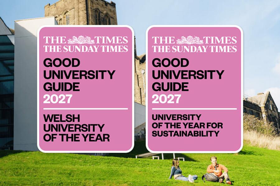 Bangor University - Welsh University of the Year - Sustainable University of the Year - Times / Sunday Times