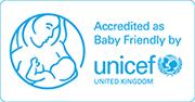 UNICEF Accredited as Baby Friendly Logo