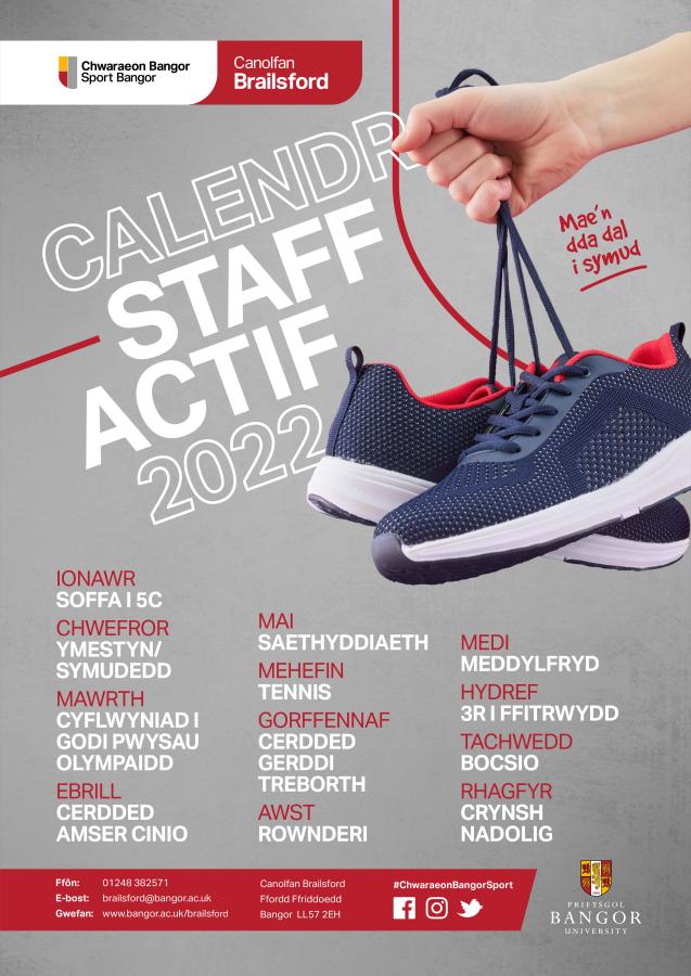 Calendr Staff Actif 2022