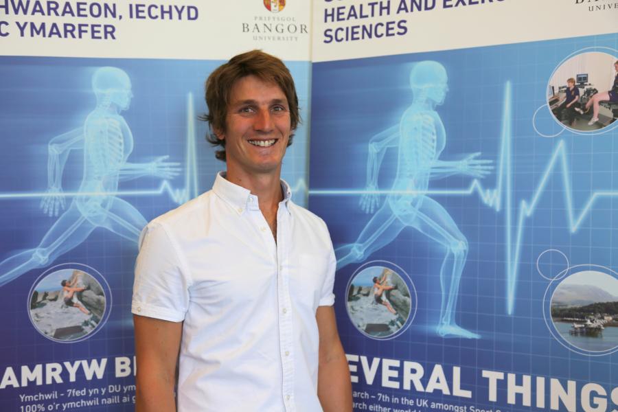 Dr Sam Oliver, Reader in Sport & Exercise Science at Bangor University