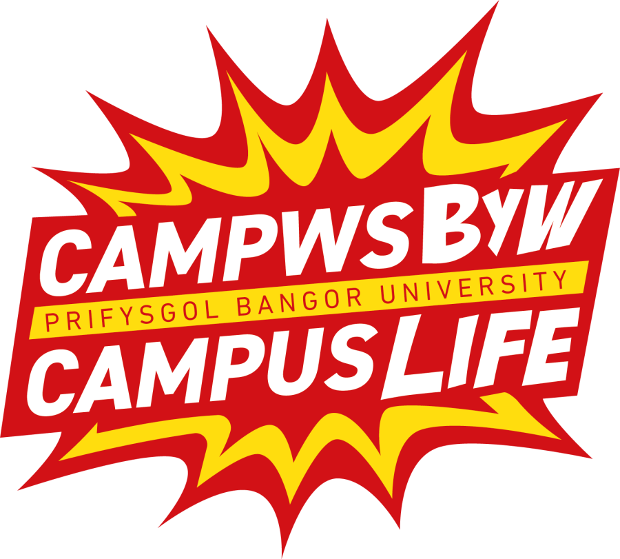 Logo - Campws Byw Prifysgol Bangor / Bangor University Campus Life