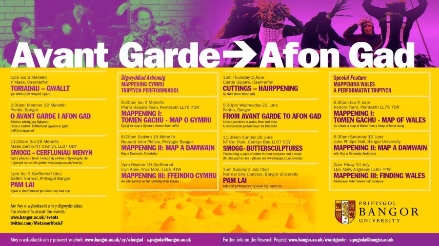 The image lists the different events that were part of the event series.