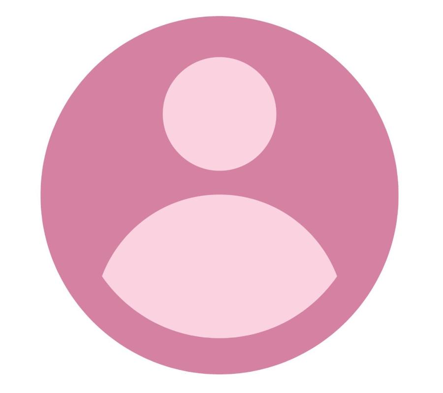 Pink User icon in a circle