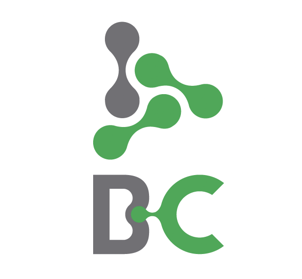 Green and grey BioComposite logo