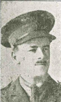 Photo of Gwilym Arthur Tegid Jones who died in the3 Great War
