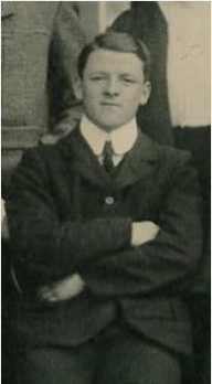 Photo of Gwilym Arthur Tegid Jones who died in thee Great War