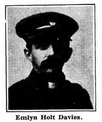 Photo of Rev. Emlyn Holt Davies who died during the Great War