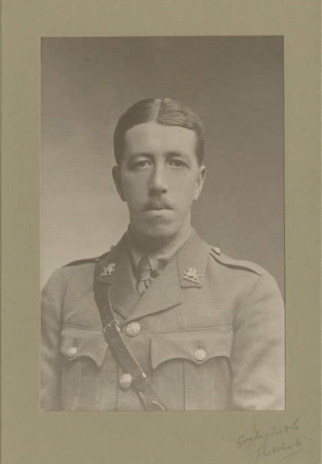 Photo of Robert Pritchard Evans who died in the Great War