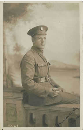 Photo of Rhys Morris Prichard who died in the Great war