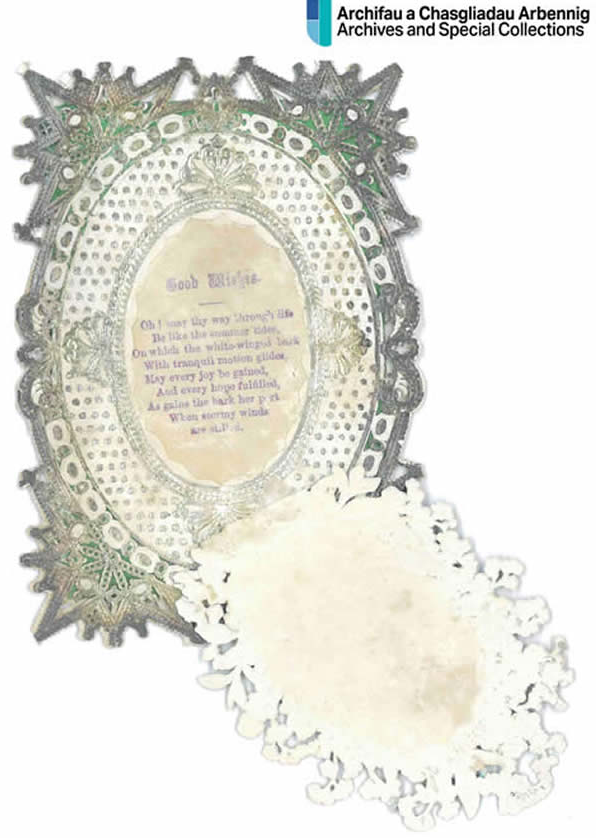 Photo of a Valentine Card from the 19th century