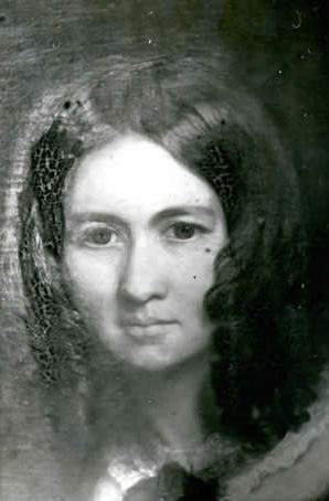 Photograph of a portrait of Ellin Williams, youngest daughter of Sir John Williams, Bart. of Bodelwyddan 