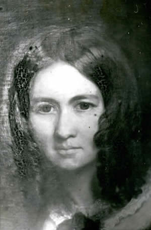 Photograph of a portrait of Ellin Williams, youngest daughter of Sir John Williams, Bart. of Bodelwyddan