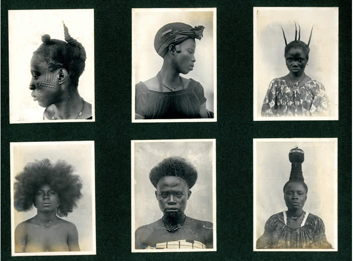 Photo from the Charles Harper Albums featuring African women in traditional dress