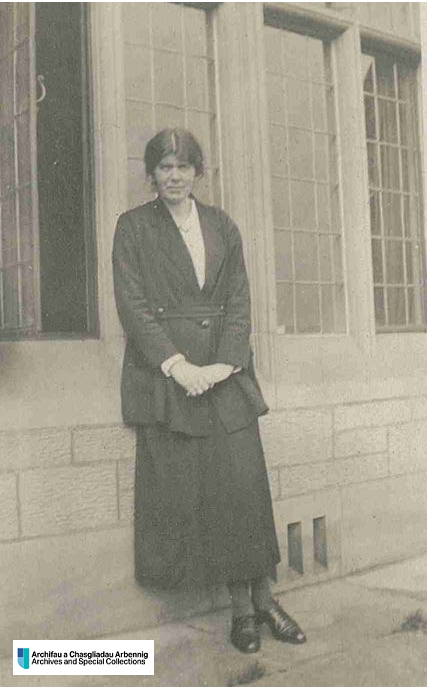 Photo of Miss M.O. Davis, Warden of the Women Students from 1915 to 1943.