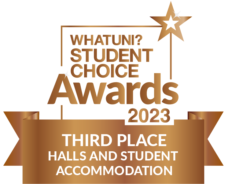 What Uni Awards 2023 bronze award for halls and student accommodation 